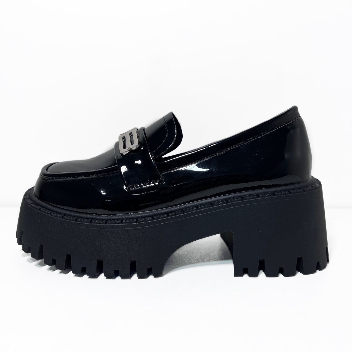 Mocasines Negro con Plataforma