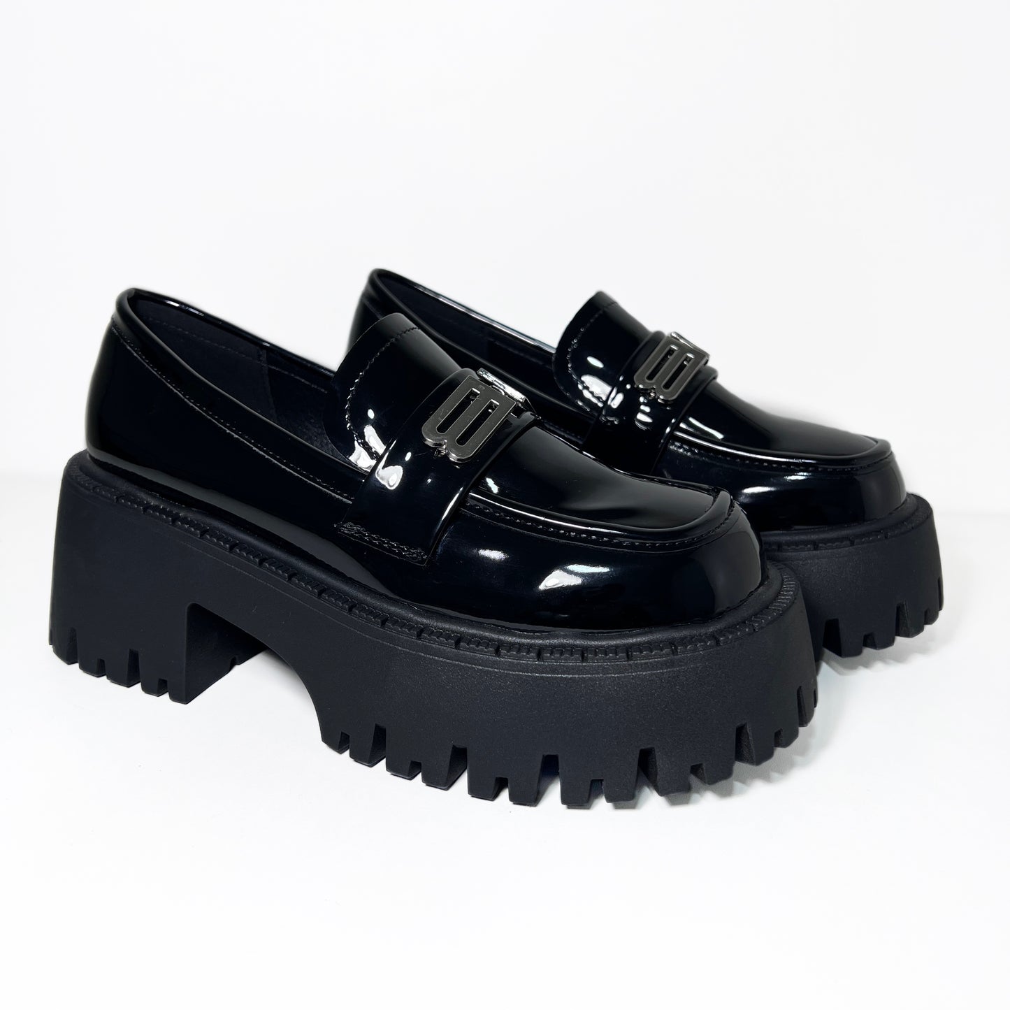 Mocasines Negro con Plataforma