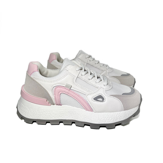 Zapatillas grey/pink - 004B